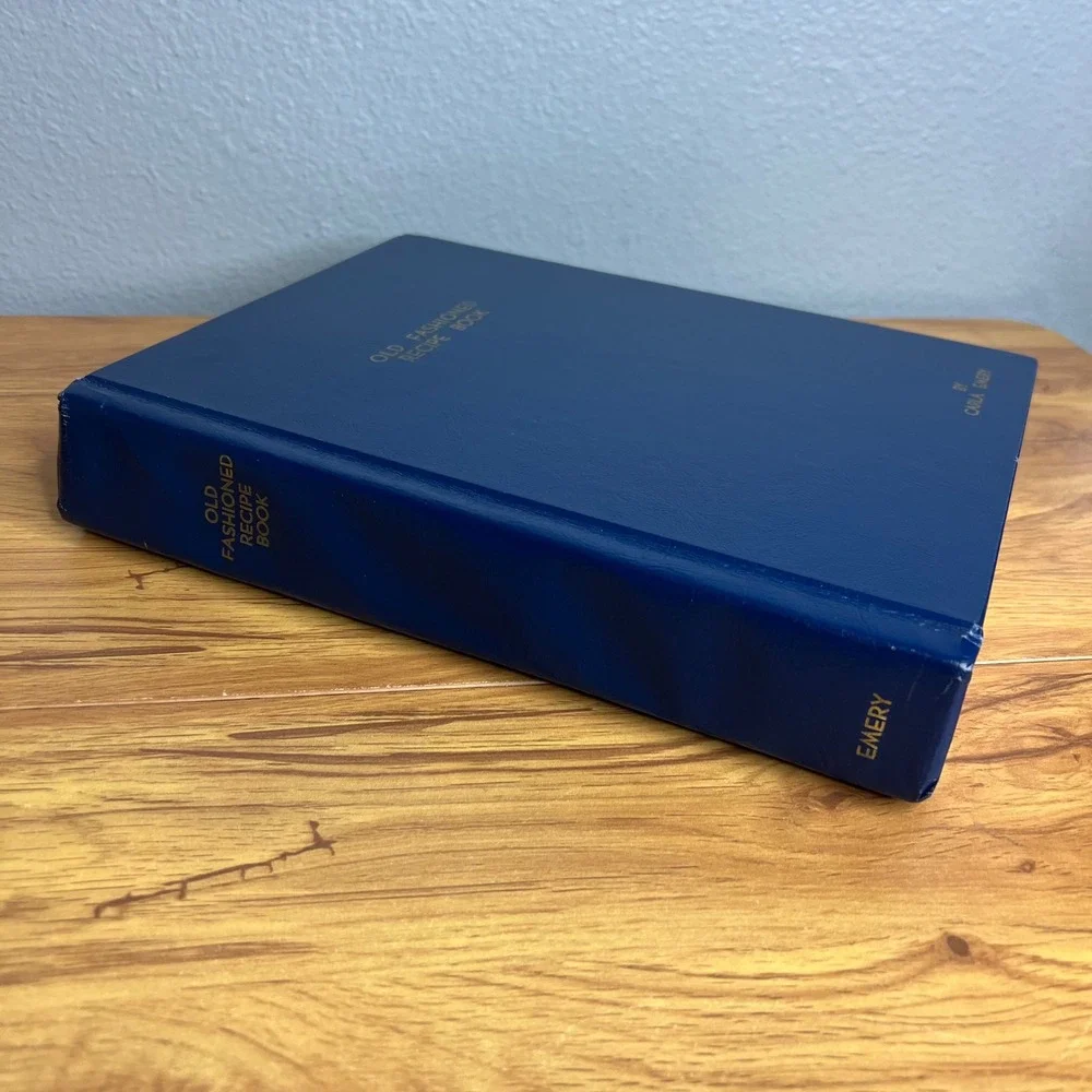Old Fashioned Recipe Book Carla Emery‎ 1975 Blue Hardcover Vintage Idaho Rare